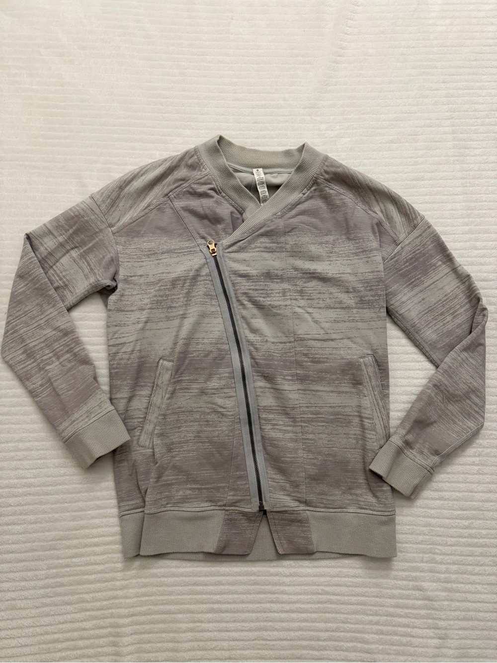lululemon athletica Asymmetrical Zip Sweater - Heather Gray